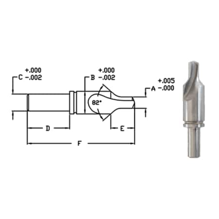 #10 HSS Se .192 X 15/32 Drill 7/16 X 2 Body 1/4 X 5/8 Shank